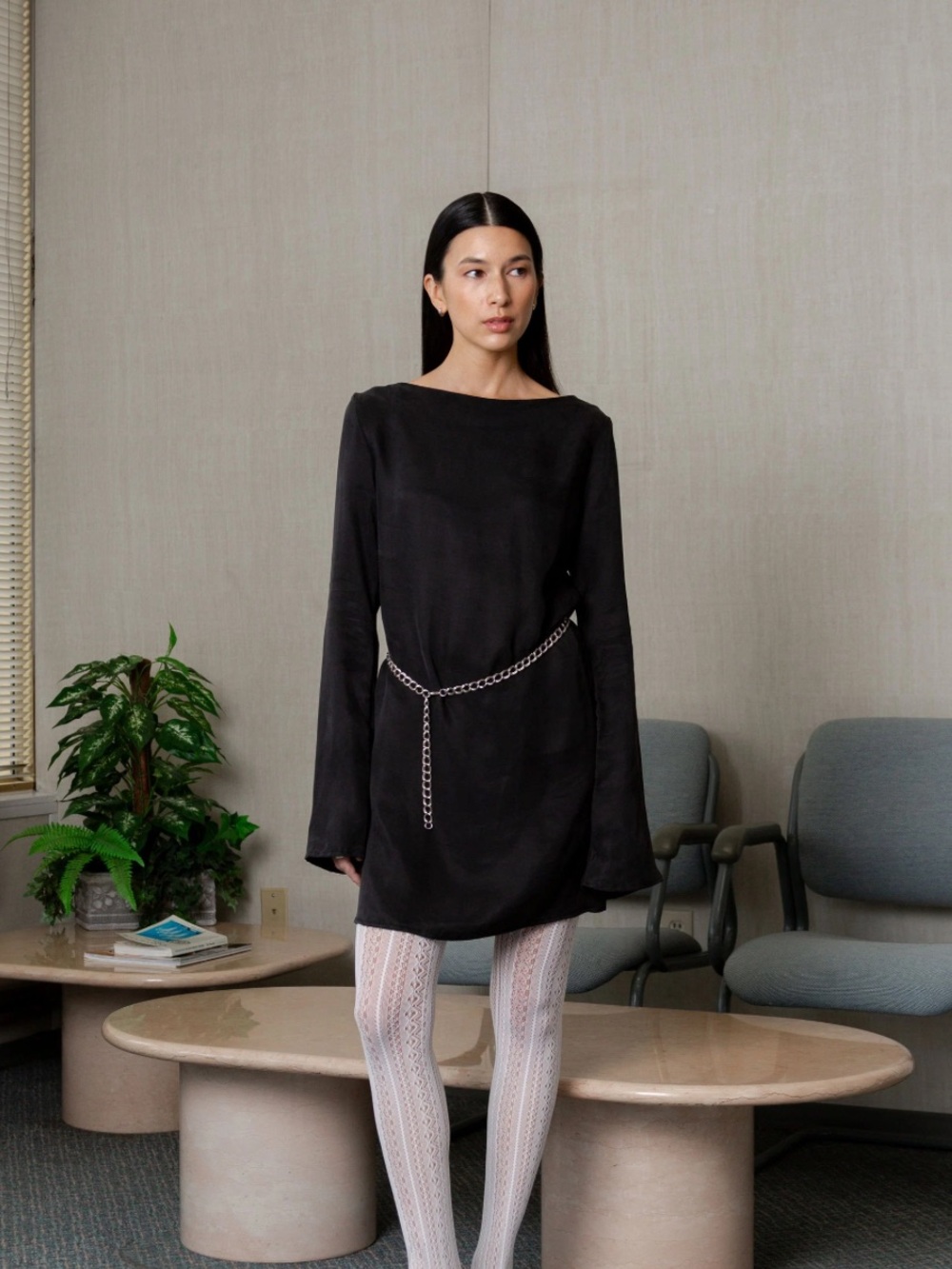 Sleek Mini Dress